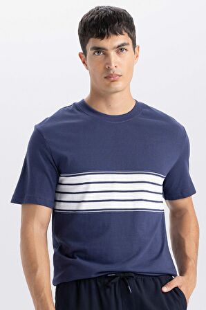 DeFacto Regular Fit Bisiklet Yaka Kısa Kollu Tişört D4798AX24AUNV163