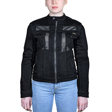 RIDER DENIM EFİL KADIN MOTOSİKLET MONT