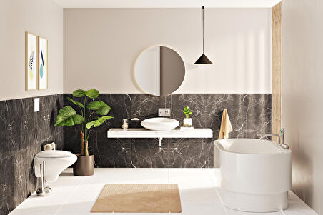 VitrA İstanbul A48016 İkili Tuvalet Kağıtlığı, Etajerli, Krom