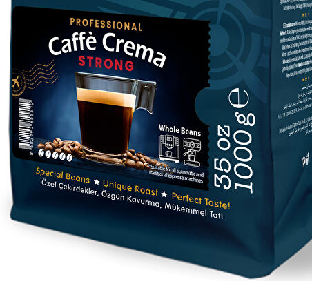 Moliendo Caffè Crema Strong (Çekirdek Kahve ) 1000 g