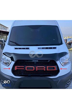 Ford Transit 2014-2018 Model Uyumlu Raptor Kırmızı Ford Yazılı Panjur