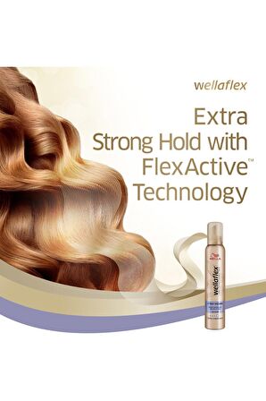 Flex 2nd Day Volume Extra Strong Hold Saç Köpüğü - 200 ml