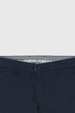 Comfort Fit Rahat Kesim Pamuklu Esnek Armürlü Yan Cep Pantolon