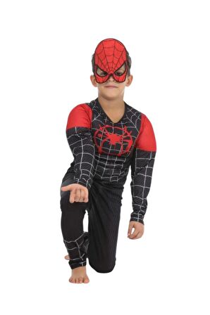 Spiderman Kaslı Çocuk Kostümü