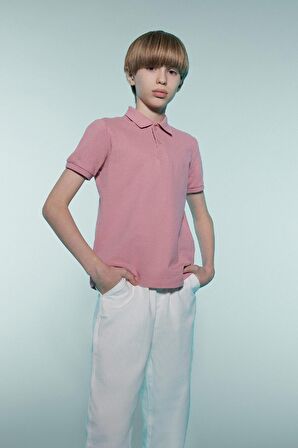 DeFacto Erkek Çocuk Polo Yaka Basic Düz Kısa Kollu Tişört D7797A825SMPN111