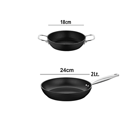 Larin 24 Cm Tava - 18 Cm Sahan Seti