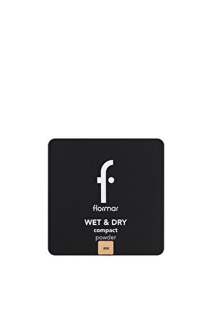 Flormar Wet & Dry Yarı Mat Bitişli Kremsi Kompakt Pudra