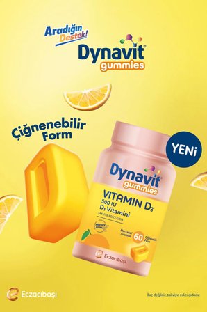 Dynavit Gummies VITAMIN D3 500 IU 60 Gummy