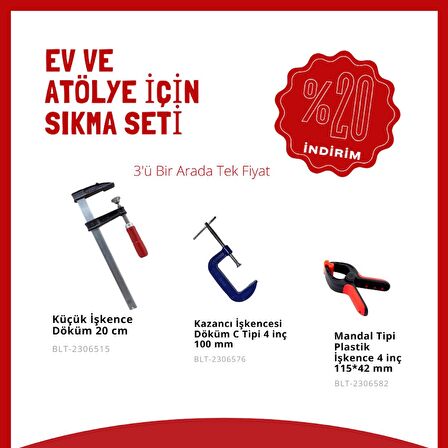 Ev ve Atölye İçin Sıkma Seti 1