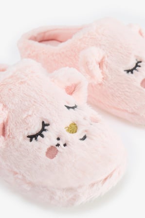 Açık Pembe Sleepy Bear Terlik