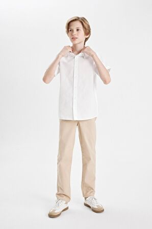 DeFacto Erkek Çocuk Loose Fit Standart Paça Gabardin Pantolon B8938A824SMBG742