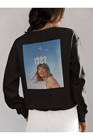1989 Taylor's Version Yazılı Unisex Oversize Taylor Swift Şarkıcı Sweatshirt