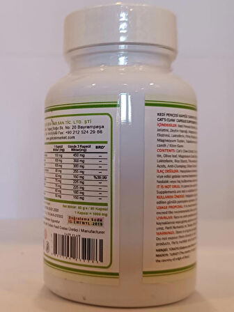 Kedi Pençesi Kapsül (CAT'S CLAW CAPSULE)