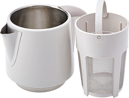 Karaca Daystar Çelik Demlikli 2 In 1 Çay Makinesi Ve Su Isıtıcı Kettle Latte