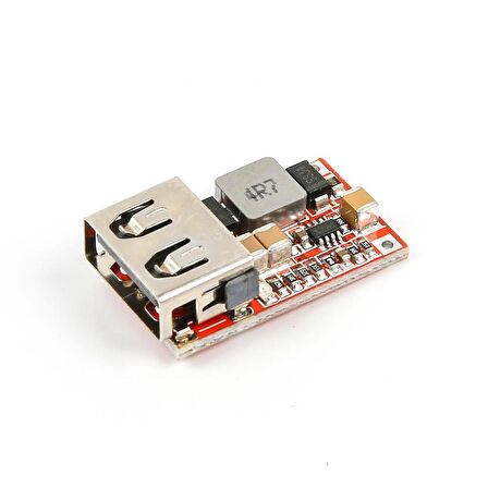 6-24V dan 5V 3A a %97.5 Verimlilikli USB DC-DC Gerilim Azaltıcı Modülü