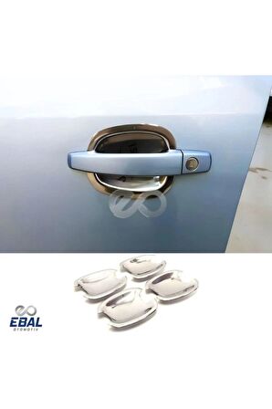 Skoda Fabia MK2 Krom Dış Kapı Kolu Tası 4 Kapı 2008-2014 Arası