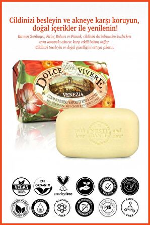 Sabun Dolce Vivere Venezia Vegan Bakım 250 g