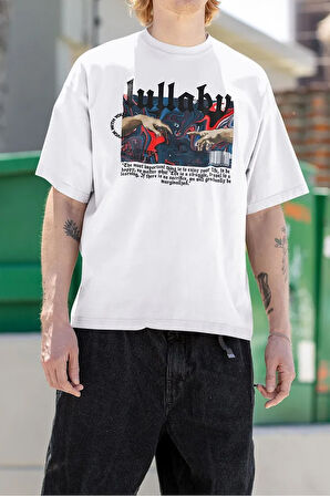 Lullaby Özel Tasarım Baskılı Unisex Oversize Tişört