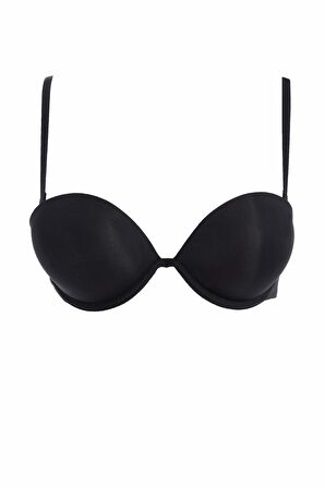 DeFacto Maximizer Extra Dolgulu Basic Düz Bra-Fall in Love T8481AZ24AUBK81