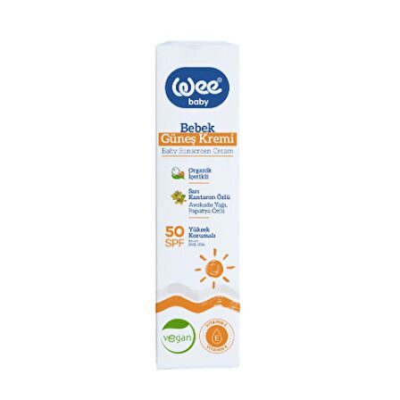 Wee Baby Organik İçerikli Bebek Güneş Kremi 75 ML