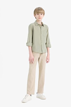 Erkek Çocuk Regular Fit Standart Paça Gabardin Pantolon