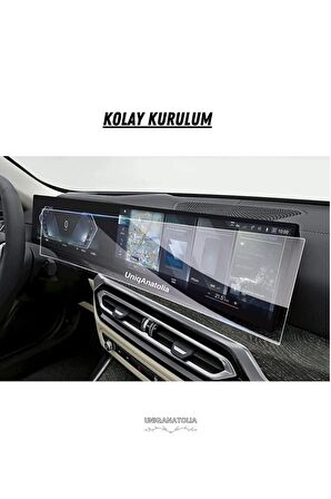 Bmw Ix 12.3 Inç Dijital Gösterge 14.9 Inç Navigasyon Uyumlu Nano Ekran Koruyucu 2021 2023