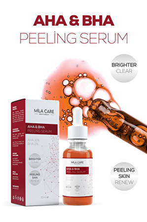 Aha & Bha Canlandırıcı Ve Cilt Tonu Eşitleyici Kırmızı Peeling Serum 30 ml 