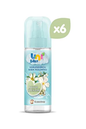 Uni Baby Bebek Kolonyası Bahar Çiçekleri 6 x 150 ml