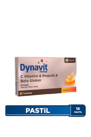 Herbal Vitamin C & Propolis & Betaglukan 16 Pastil