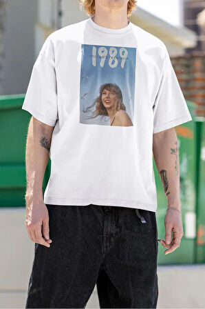 Taylor Swift 1989 Baskılı Unisex Oversize Tişört