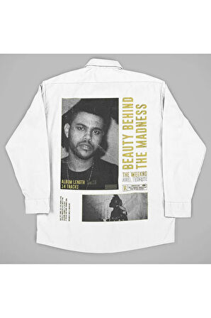 The Weeknd Beauty Behind The Madness Yazılı Unisex Rapper Gömlek