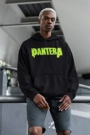 Pantera Rock Metal Baskılı Unisex Oversize Müzik Grubu Hoodie