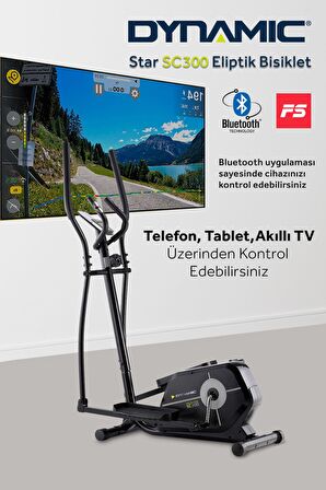 Dynamic Voit Garantili Star Collection Sc300 Manyetik Eliptik Kondisyon Bisikleti, Elden Nabız Ölçer