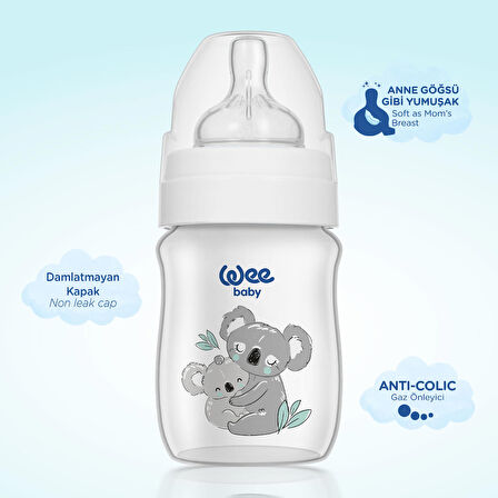 Wee Baby Safari PP Biberon 150 ml - KOALA