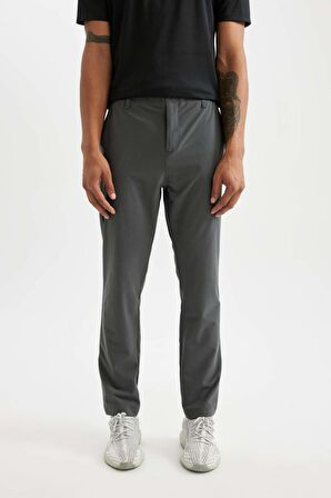 DeFactoFit Sporcu Pantolon Standart Paça Cepli Dokuma C6149AX24SPAR86