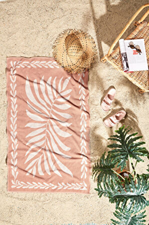 Özdilek Sun Boho Leaf Plaj Havlusu 90x150 cm