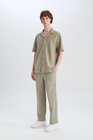 DeFacto Wide Leg Bol Rahat Kesim Üç Cepli Geniş Paça Pantolon D7316AX25SPKH271
