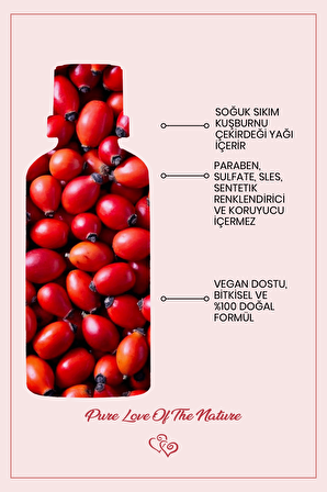 Bade Natural  Yaşlanma Karşıtı Kuşburnu Çekirdeği Yağı 30 Yaş + Gece-Gündüz Yüz ve Boyun Serumu 50 ml 