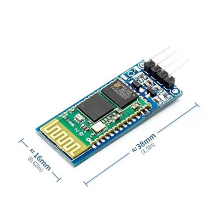 HC-06 4 Pin Kablosuz Bluetooth Slave Modülü (Butonsuz)