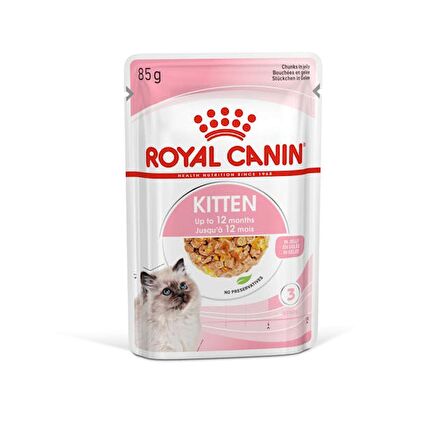 Royal Canin Yavru Kediler için Jöle İçerisnde Yaş Kedi Maması 85g