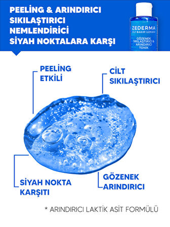 Akne Giderici Bakım Seti: Gözenek Sıkılaştırıcı & Arındırıcı Tonik + Akne Serum+80 li Pamuk Hediye