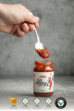 Allezz Közlenmiş Acı Biber Sosu – Çok Acı (Hot)