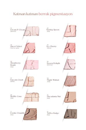 Çok Fonksiyonlu, Yoğun Pigmentli Far Paleti Clio Shade & Shadow Palette (03 Scoop Of Shade)