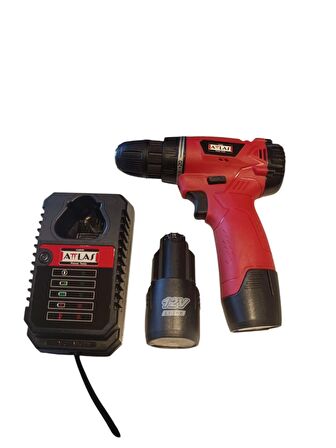 Attlas Akülü Matkap Çift Akülü Eco V 12-2 LI Lı-ıon