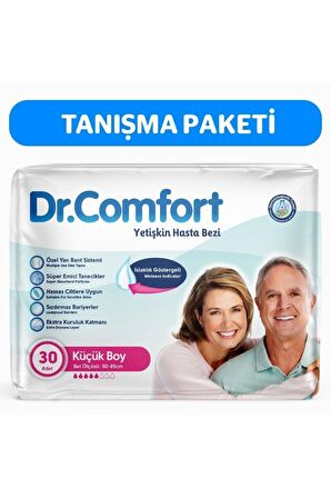 Yetişkin Bel Bantlı Hasta Bezi Small 30'lu 1 paket 30 adet