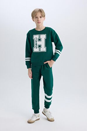 DeFacto Erkek Çocuk Baskılı Beli Lastikli Jogger Eşofman Altı D4478A824WNGN671
