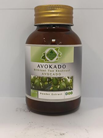 Avokado Toz Ekstresi 100 gr. Cam Kavanoz