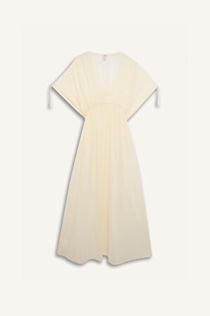 DeFacto Regular Fit Pamuklu Plaj Elbisesi-Fall in Love B7516AX24SMER103