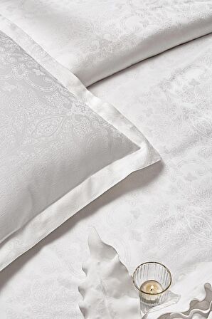 Özdilek Ornament Çift Kişilik Jakarlı Saten Nevresim Takımı