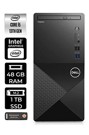 DELL VOSTRO 3020 i5 13400 48GB RAM 1TB SSD W11HOME N2054VDT3020MTU MASAÜSTÜ PC & PER4 BELLEK
